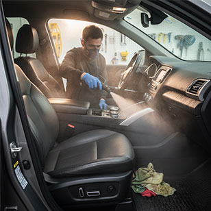 실내 스팀 청소 이미지